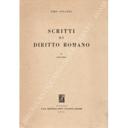 Scritti di diritto romano