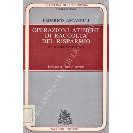 Operazioni atipiche di raccolta del risparmio