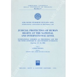 Judicial protection of human rights at the national and international level Judicial protection of human rights at the national and international level