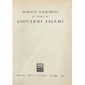 Scritti giuridici in onore di Giovanni Salemi