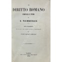 Il diritto romano privato e puro