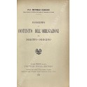 Concetto e contenuto dell'obbligazione nel diritto odierno