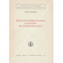 Trattati internazionali e giudizio di costituzionalità