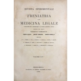 Rivista sperimentale di freniatria e di medicina legale Rivista sperimentale di freniatria e di medicina legale