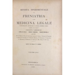 Rivista sperimentale di freniatria e di medicina legale 