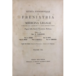 Rivista sperimentale di freniatria e di medicina legale 