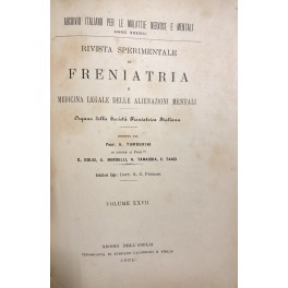 Rivista sperimentale di freniatria e di medicina legale