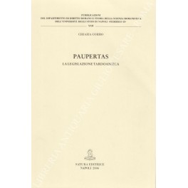 Paupertas. La legislazione tardoantica