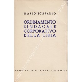 Ordinamento sindacale corporativo della Libia