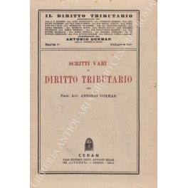 Scritti vari di diritto tributario