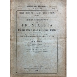 Rivista sperimentale di freniatria e di medicina legale delle alienazioni mentali.