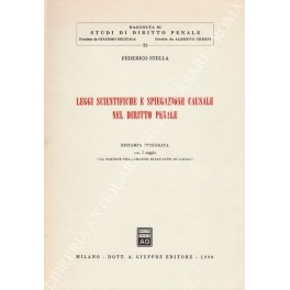 Leggi scientifiche e spiegazione causale nel diritto penale Leggi scientifiche e spiegazione causale nel diritto penale