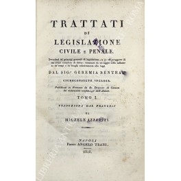 Trattati di legislazione civile e penale Trattati di legislazione civile e penale
