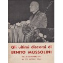 Gli ultimi discorsi di Benito Mussolini