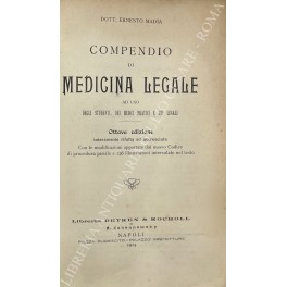 Compendio di medicina legale ad uso degli studenti