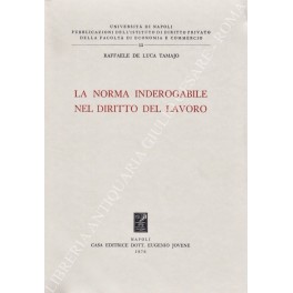 La norma inderogabile nel diritto del lavoro