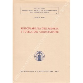 Responsabilità dell'impresa e tutela del consumatore