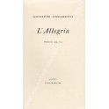 L'allegria. Poesie 1914-1919