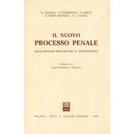 Il nuovo processo penale. Dalle indagini preliminari al dibattimento