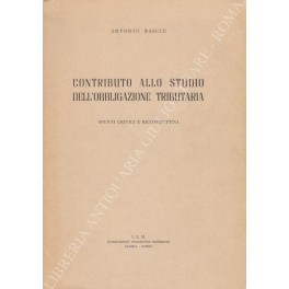 Contributo allo Studio della Obbligazione Tributar