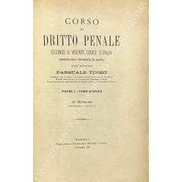 Corso di dritto penale Corso di dritto penale