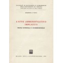 L'atto amministrativo implicito