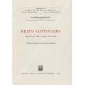 Reato continuato. (Artt. 81 C.p. 8 D.L. 11 aprile