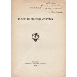 Elogio di Giacomo Venezian Elogio di Giacomo Venezian