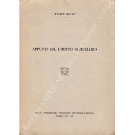 Appunti sul diritto giudiziario Appunti sul diritto giudiziario