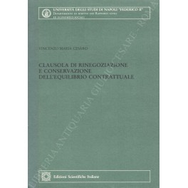Clausola di rinegoziazione e conservazione Clausola di rinegoziazione e conservazione