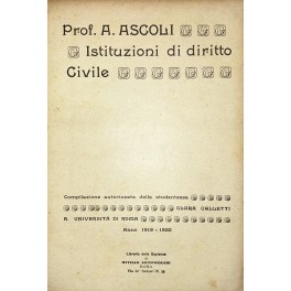 Istituzioni di diritto civile