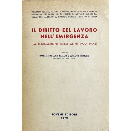 Il diritto del lavoro nell'emergenza Il diritto del lavoro nell'emergenza
