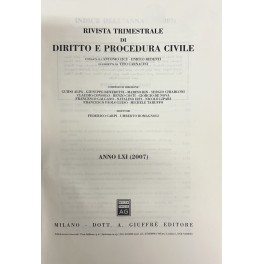 Rivista trimestrale di diritto e procedura civile Rivista trimestrale di diritto e procedura civile