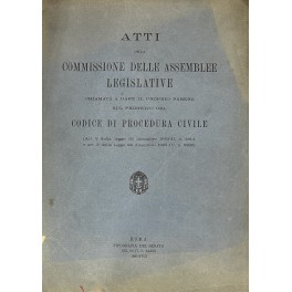 Atti della Commissione delle assemblee legislative Atti della Commissione delle assemblee legislative