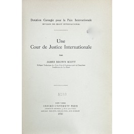 Une Cour de Justice Internationale