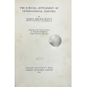 The judicial settlement of international disputes