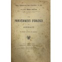 Dei provvedimenti d'urgenza del sindaco