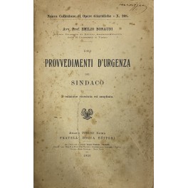 Dei provvedimenti d'urgenza del sindaco