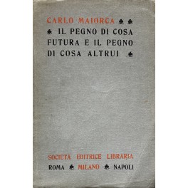 Il pegno di cosa futura e il pegno di cosa altrui