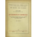 Successioni in generale. 
