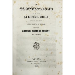 La Costituzione secondo la giustizia sociale La Costituzione secondo la giustizia sociale
