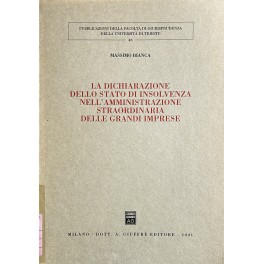 La dichiarazione dello stato di insolvenza