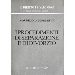 I procedimenti di separazione e di divorzio