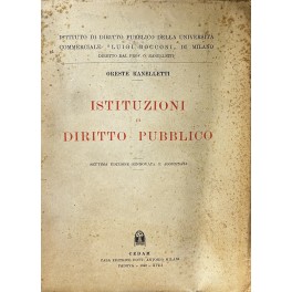Istituzioni di diritto pubblico Istituzioni di diritto pubblico