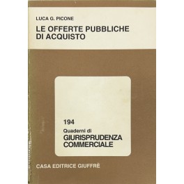 Le offerte pubbliche di acquisto