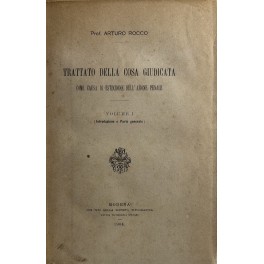 Trattato della cosa giudicata