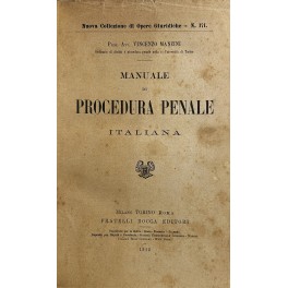 Manuale di procedura penale italiana