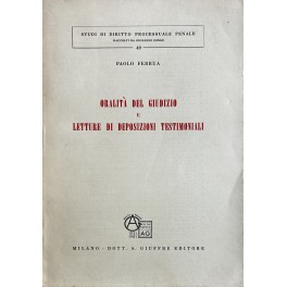 Oralità del giudizio e letture