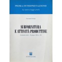 Subfornitura e attività produttive
