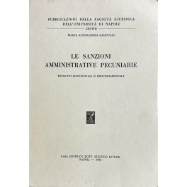 Le sanzioni amministrative pecuniarie